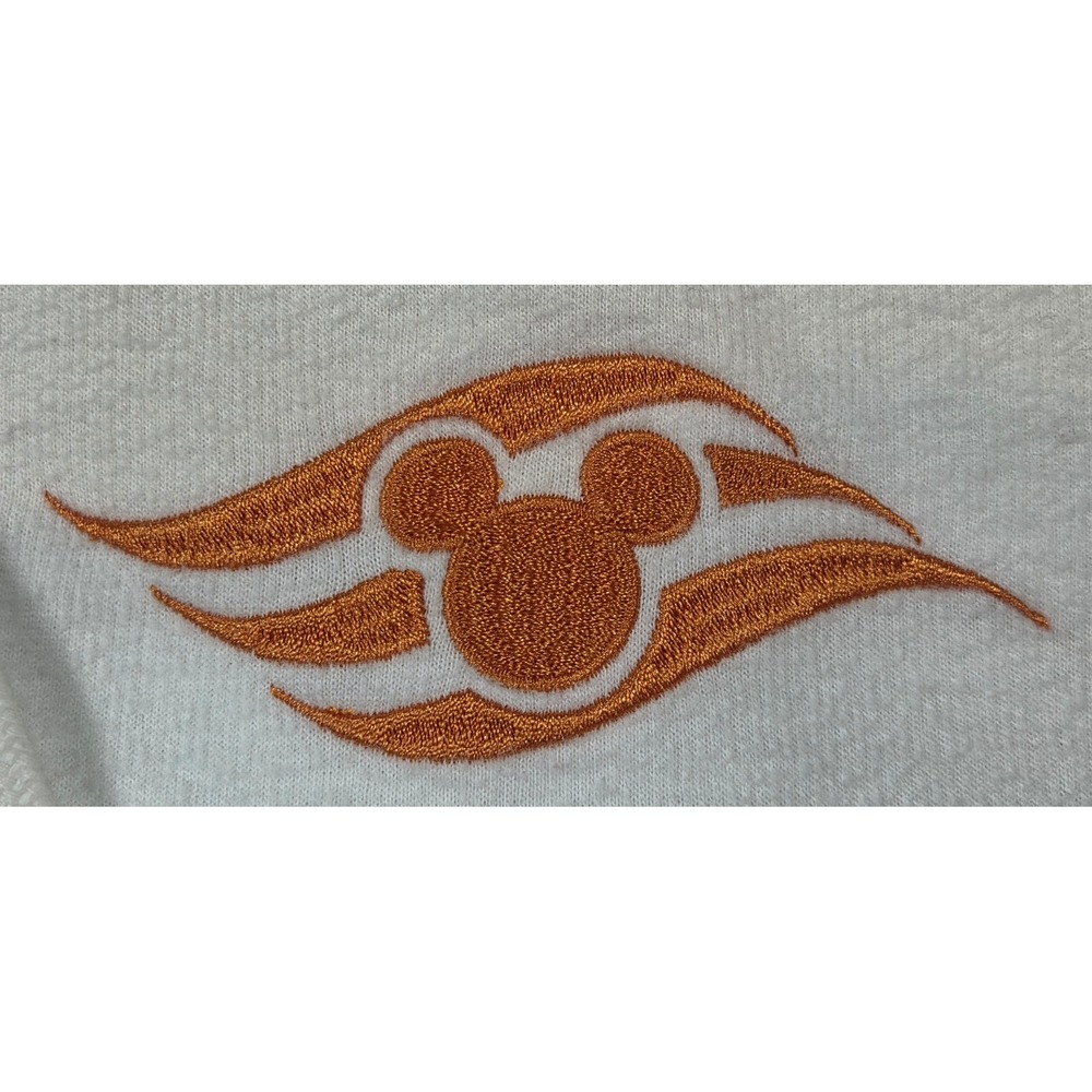 Disney Cruise Line Hoodie Touch Of Paradise Mickey Minnie 2x Castaway Cay Rare View 3